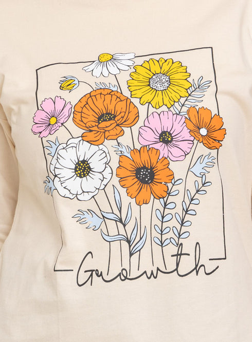 Latte Printed Long-Sleeve Design 7