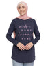 Indigo Printed Long-Sleeve Design 3