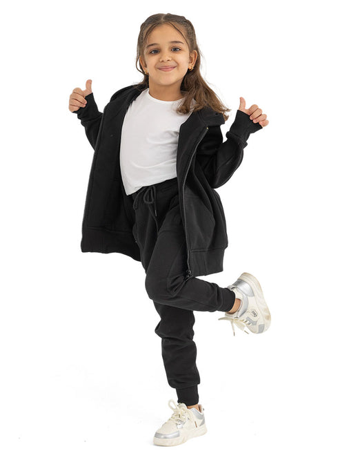 سويت شيرت بسوسته اطفالي - أسود