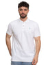 White Basic Polo - Khotwh