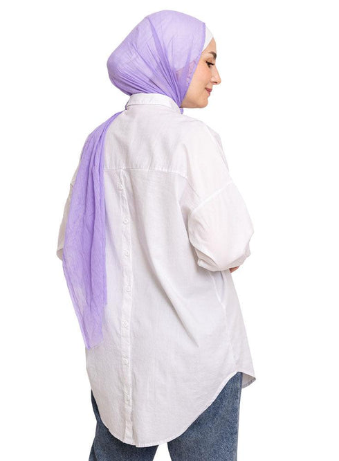 White Button - Back Shirt - Khotwh