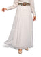 White Chiffon Skirt - Khotwh