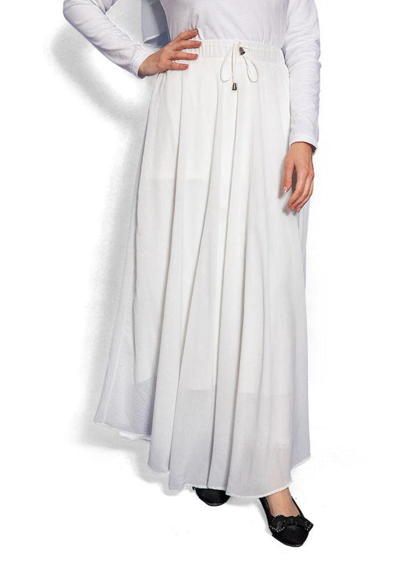 White Clache Skirt - Khotwh