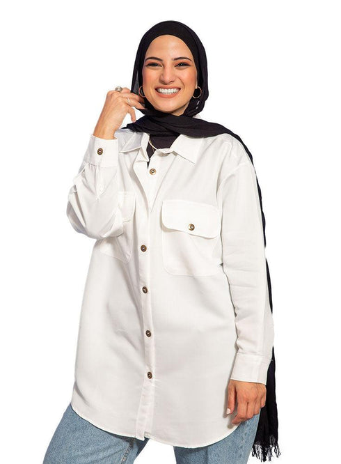 White Copper Shirt +Size - Khotwh