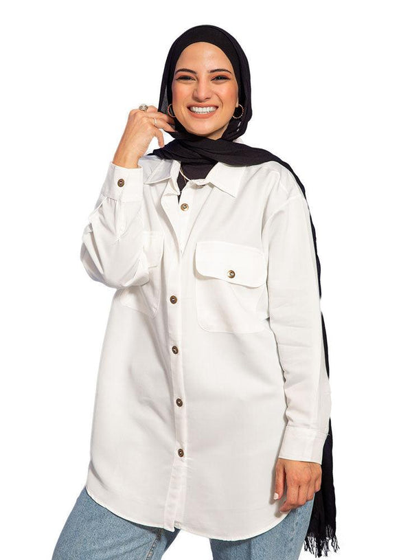 White Copper Shirt +Size - Khotwh