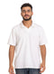 White - Design 1 Jacquard Polo Neck T-Shirt - Khotwh