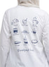 White-Design 1 Printed Long-Sleeve - Khotwh