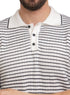 White Design 1004Knit Polo Neck - T-Shirt - Khotwh