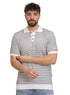 White Design 1004Knit Polo Neck - T-Shirt - Khotwh