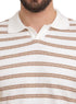 White Design 1008Knit Polo Neck - T-Shirt - Khotwh