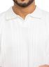 White Design 1153Knit Polo Neck - T-Shirt - Khotwh