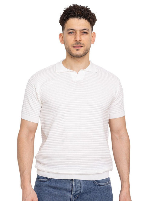 White Design 16 - F - Polo Neck T-Shirt - Khotwh