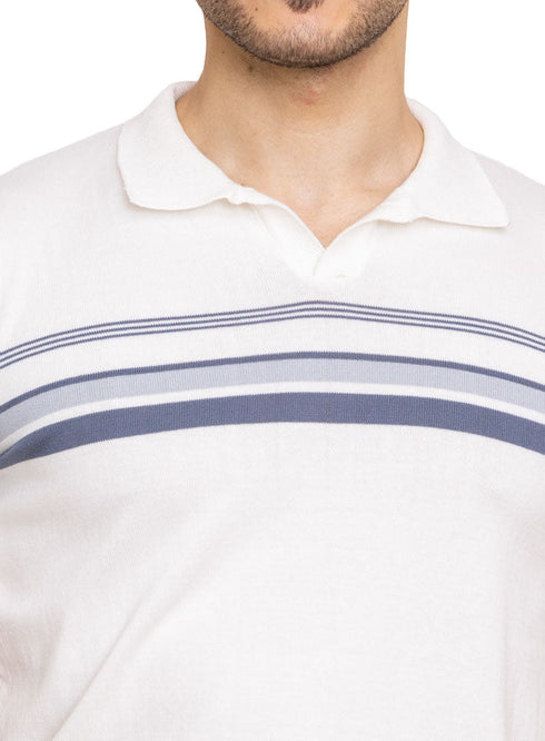 White Design 20 - F - Polo Neck T-Shirt - Khotwh