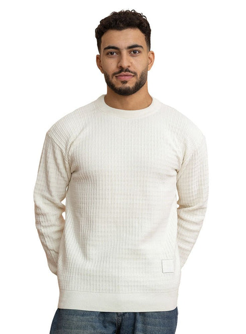 White Design 2403 Round Pullover - Khotwh