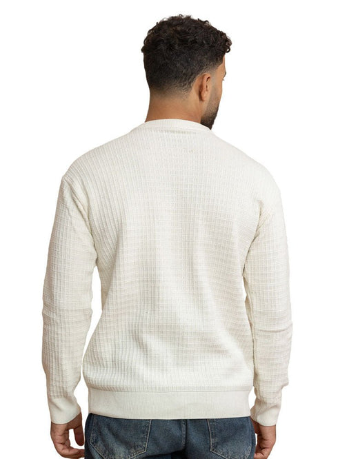 White Design 2403 Round Pullover - Khotwh
