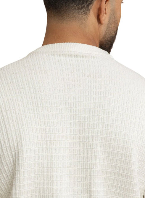 White Design 2403 Round Pullover - Khotwh