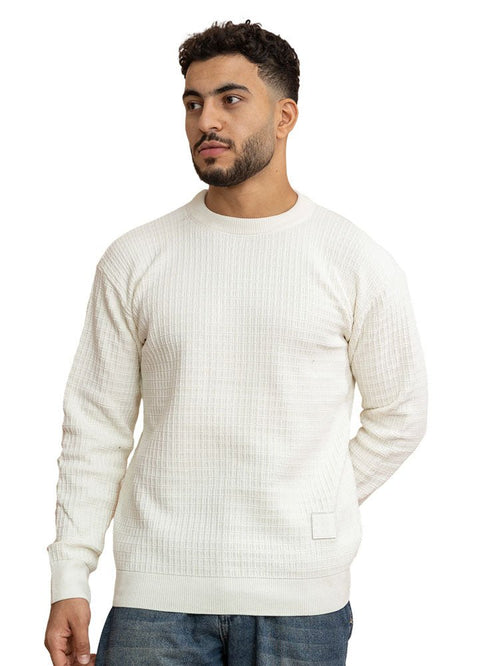 White Design 2403 Round Pullover - Khotwh