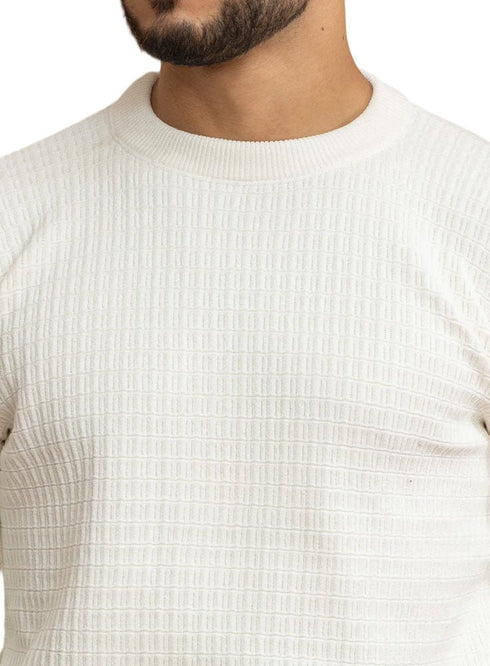 White Design 2403 Round Pullover - Khotwh