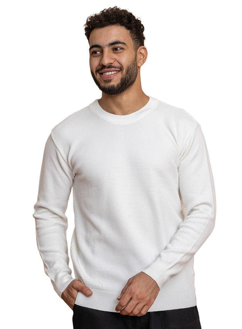 White Design 2420 Round Pullover - Khotwh