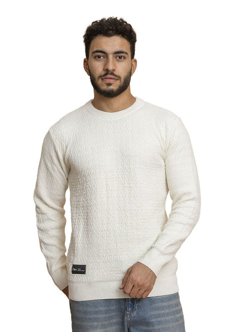 White Design 2431 Round Pullover - Khotwh