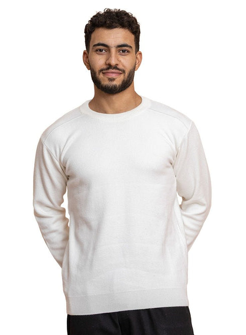 White Design 2451 Round Pullover - Khotwh