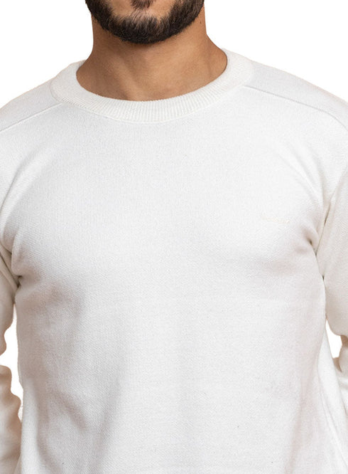 White Design 2451 Round Pullover - Khotwh