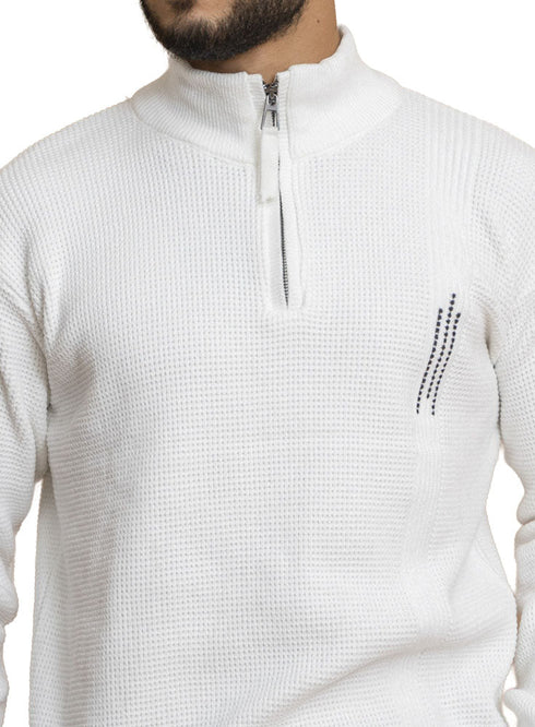 White Design 2464 Round Pullover - Khotwh