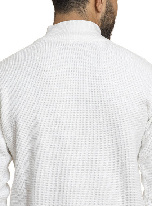 White Design 2464 Round Pullover - Khotwh