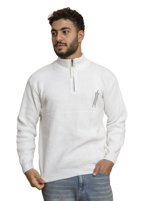White Design 2464 Round Pullover - Khotwh