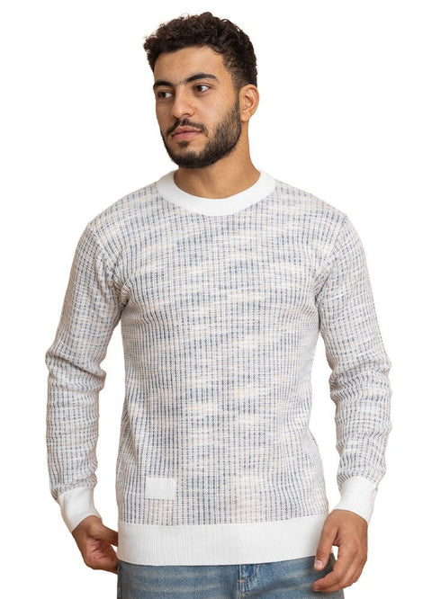 White Design 2466 Round Pullover - Khotwh