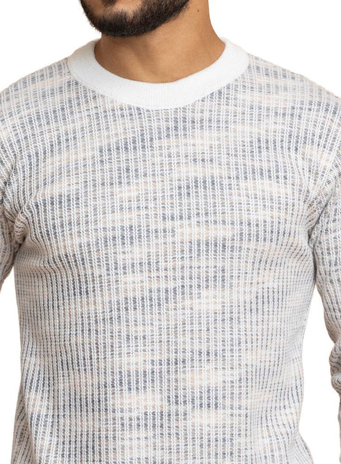 White Design 2466 Round Pullover - Khotwh