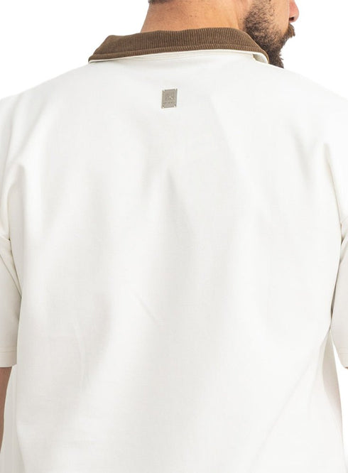 White Design 3082 NF-Polo Neck T-Shirt - Khotwh
