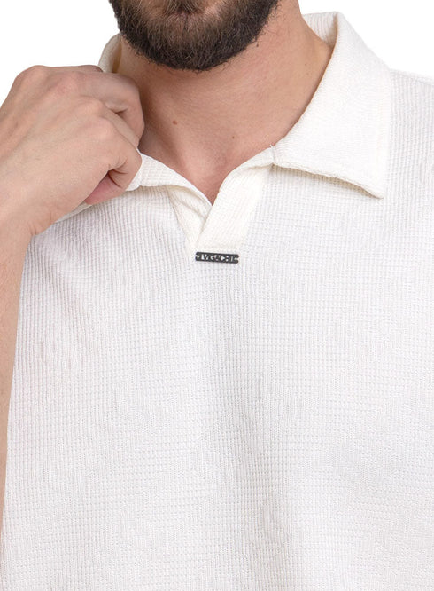 White Design 3786VIG - O - S Polo Neck T-Shirt - Khotwh