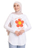 White - Design 38 Printed Long - Sleeve - Khotwh
