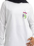 White-Design 4 Printed Long-Sleeve - Khotwh