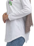 White-Design 4 Printed Long-Sleeve - Khotwh