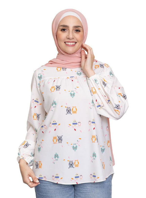 White Design 5 Blouse - Khotwh