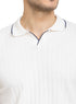 White Design 5 - F - Polo Neck T-Shirt - Khotwh