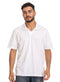White - Design 5 Jacquard Polo Neck T-Shirt - Khotwh