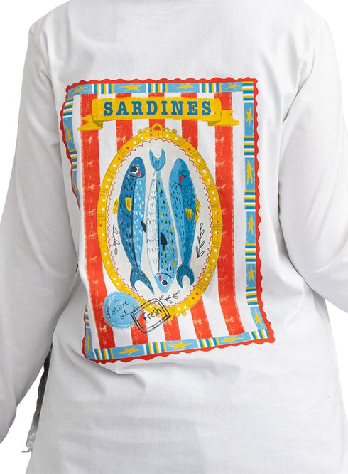 White-Design 5 Printed Long-Sleeve - Khotwh