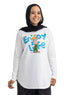White-Design 6 Printed Long-Sleeve - Khotwh
