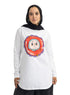 White-Design 7 Printed Long-Sleeve - Khotwh