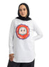 White-Design 7 Printed Long-Sleeve - Khotwh
