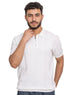 White Design 7531Knit Polo Neck - T-Shirt - Khotwh