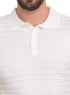 White Design 7569Knit Polo Neck - T-Shirt - Khotwh