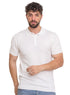 White Design 7569Knit Polo Neck - T-Shirt - Khotwh