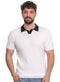 White Design 7571Knit Polo Neck - T-Shirt - Khotwh