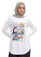 White-Design 8 Printed Long-Sleeve - Khotwh