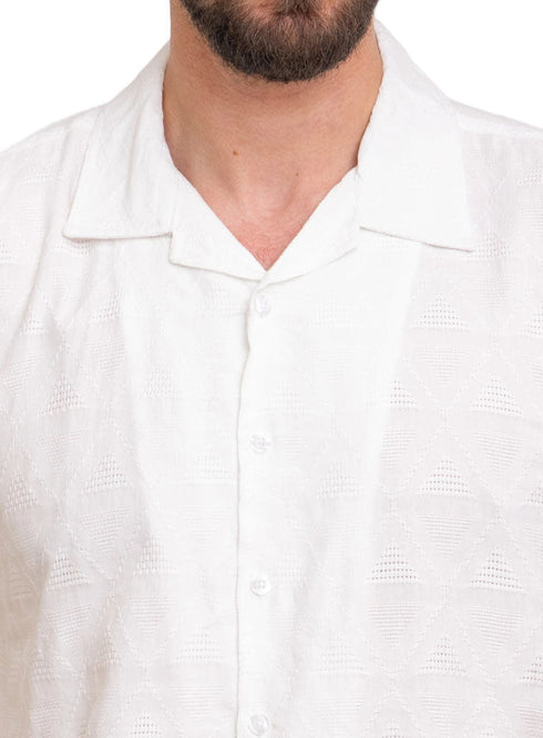 White Design 9014Shirt - Khotwh