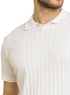 White F - Polo Neck Pullover - Khotwh